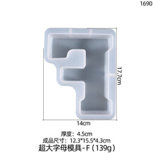 Load image into Gallery viewer, 26 Large Letter Silicone Mold