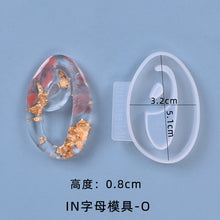 Load image into Gallery viewer, IN Version 26 Letter Pendant Set Silicone Mold
