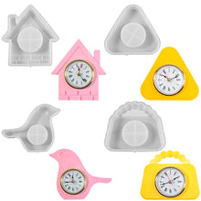 Load image into Gallery viewer, Bird House Clock Silicone Mold