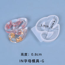 Load image into Gallery viewer, IN Version 26 Letter Pendant Set Silicone Mold