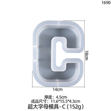 Load image into Gallery viewer, 26 Large Letter Silicone Mold