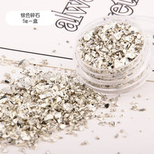 Load image into Gallery viewer, 12 Metal Color Crushed Stone Accessories