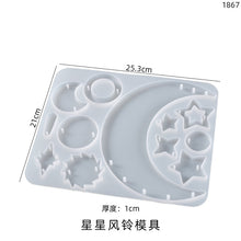 Load image into Gallery viewer, Butterfly Sun Dragonfly Moon Wind Chime Pendant Mold