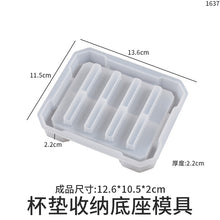 Load image into Gallery viewer, Round Coaster Molds with Holder Mold