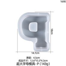 Load image into Gallery viewer, 26 Large Letter Silicone Mold