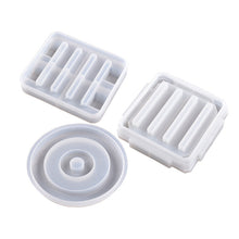Load image into Gallery viewer, Round Coaster Molds with Holder Mold