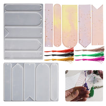 Load image into Gallery viewer, Rectangular Arch Multiple Full Page Bookmark Silicone Molds