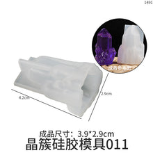 Load image into Gallery viewer, Crystal Cluster Silicone Mold