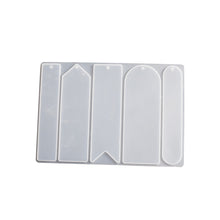 Load image into Gallery viewer, Rectangular Arch Multiple Full Page Bookmark Silicone Molds