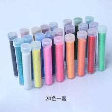 Load image into Gallery viewer, 24 Colors Long Bottle with Glitter Powder