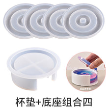 Load image into Gallery viewer, Round Coaster Molds with Holder Mold