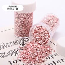 Load image into Gallery viewer, 12 Metal Color Crushed Stone Accessories