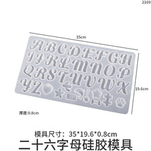 Load image into Gallery viewer, 26 Letter Mold and Tassel Accessories