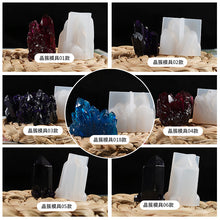 Load image into Gallery viewer, Crystal Cluster Silicone Mold