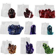 Load image into Gallery viewer, Crystal Cluster Silicone Mold