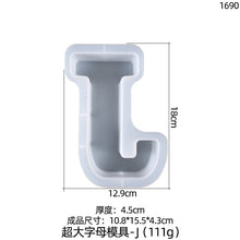 Load image into Gallery viewer, 26 Large Letter Silicone Mold