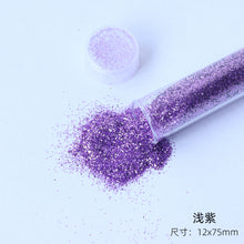 Load image into Gallery viewer, 24 Colors Long Bottle with Glitter Powder