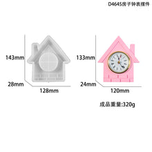 Load image into Gallery viewer, Bird House Clock Silicone Mold