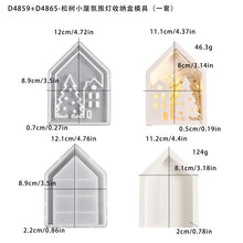 Load image into Gallery viewer, Luminous Hollow House Storage Box Silicone Mold