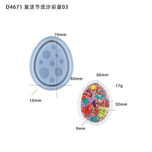 Load image into Gallery viewer, Cartoon Easter Egg Rabbit Hanging Silicone Mold