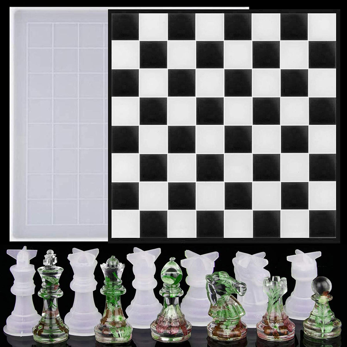 Full Sized Epoxy Resin Chess Board Mold - Make HUGE Custom Chess