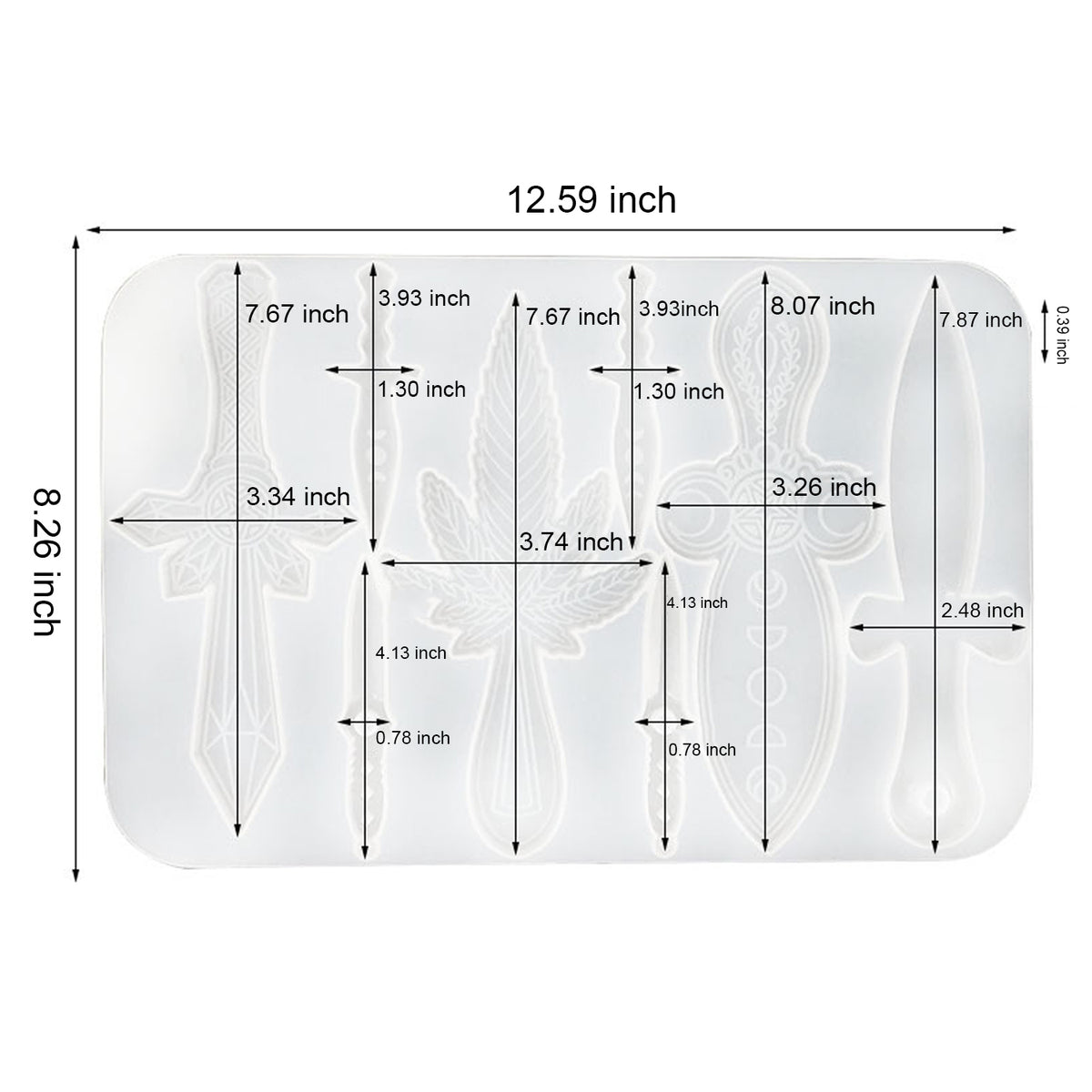 Clock Leaf Silicone Resin Mold Kit – Phoenix