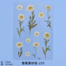 Load image into Gallery viewer, Multiple Flower Stickers Material
