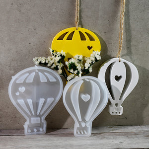 Hot Balloon Silicone Flower Arrangement Pendant Mold