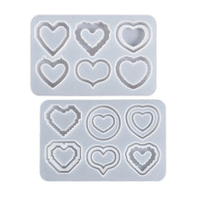 Load image into Gallery viewer, Pixel Love Flowing Sand Pendant Mold
