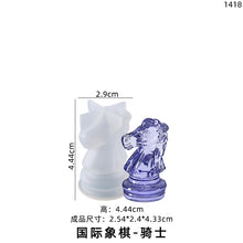 Load image into Gallery viewer, International Chess Pieces and Chessboard Mold
