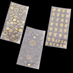 Gold Stamping Sticker Accessories