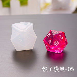 Dice Lun Letter Silicone Mold