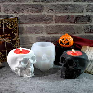 Halloween Skull Storage Candle Cup Mold