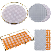 Load image into Gallery viewer, Irregular Checkerboard Grid Set Silicone Mold

