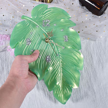 Load image into Gallery viewer, Big Tree Leaf Clock Plate Silicone Mold
