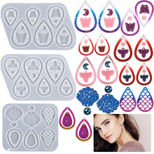 Load image into Gallery viewer, 3 Pack Earrings Mold with Holes
