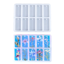 Load image into Gallery viewer, Square Pendant Keychain Silicone Mold
