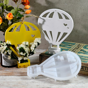 Hot Balloon Silicone Flower Arrangement Pendant Mold