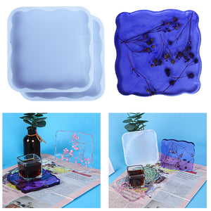 Square Diamond Shaped Coaster Mold