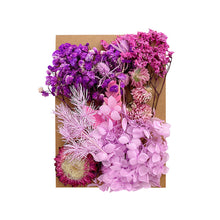 Load image into Gallery viewer, Flower card DIY material package, adhesive frame, group fan, candle decoration, filling material, eternal three-dimensional dry flower package
