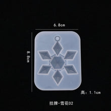 Load image into Gallery viewer, Snowflake Pendant Mold
