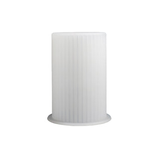 Cylindrical Striped Candle Mold