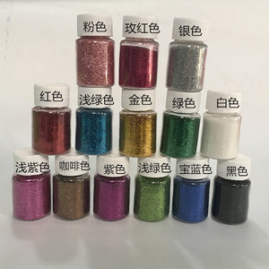 20G Bottle of Silver Glitter Powder