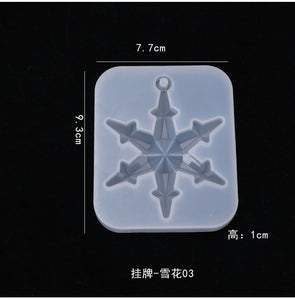 Snowflake Pendant Mold