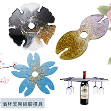 Load image into Gallery viewer, Irregular Tray Wine Cup Holder Mold
