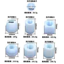 Load image into Gallery viewer, Hand Wash Bottles Silicone Mold
