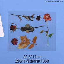 Load image into Gallery viewer, Transparent Dry Flower Material Paper
