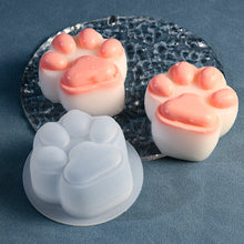 Load image into Gallery viewer, Cat Paw Silicone Mold with Edge
