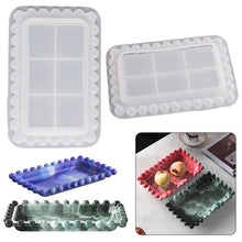 Load image into Gallery viewer, Rectangular Beaded Edge Storage Tray Mold
