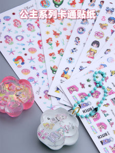 Princess Series Cartone Stickers